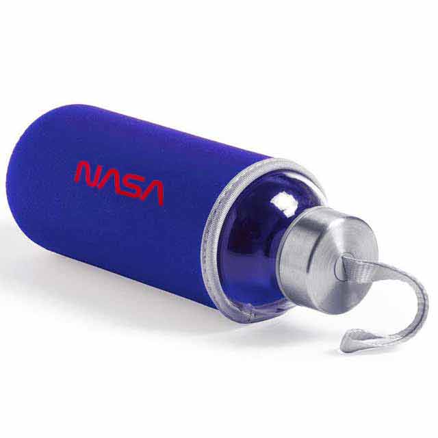 GRUENE - 420ml Glass Bottle With Blue Neoprene Cover