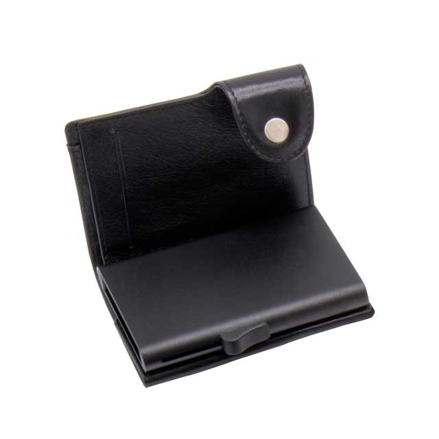 OTACI - c-secure PU RFID Card Holder & Wallet Black