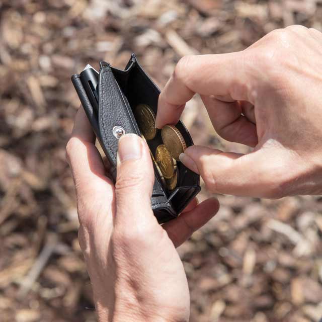 OTACI - c-secure PU RFID Card Holder & Wallet Black