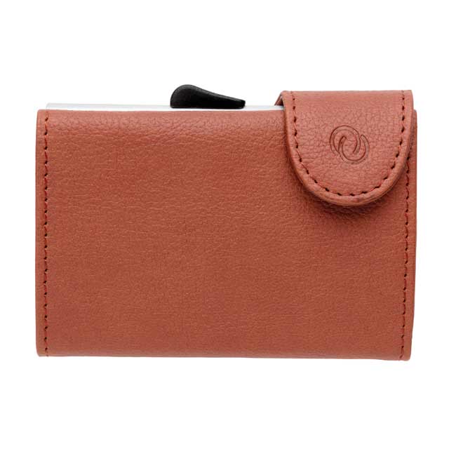OTACI - c-secure PU RFID Card Holder & Wallet Brown