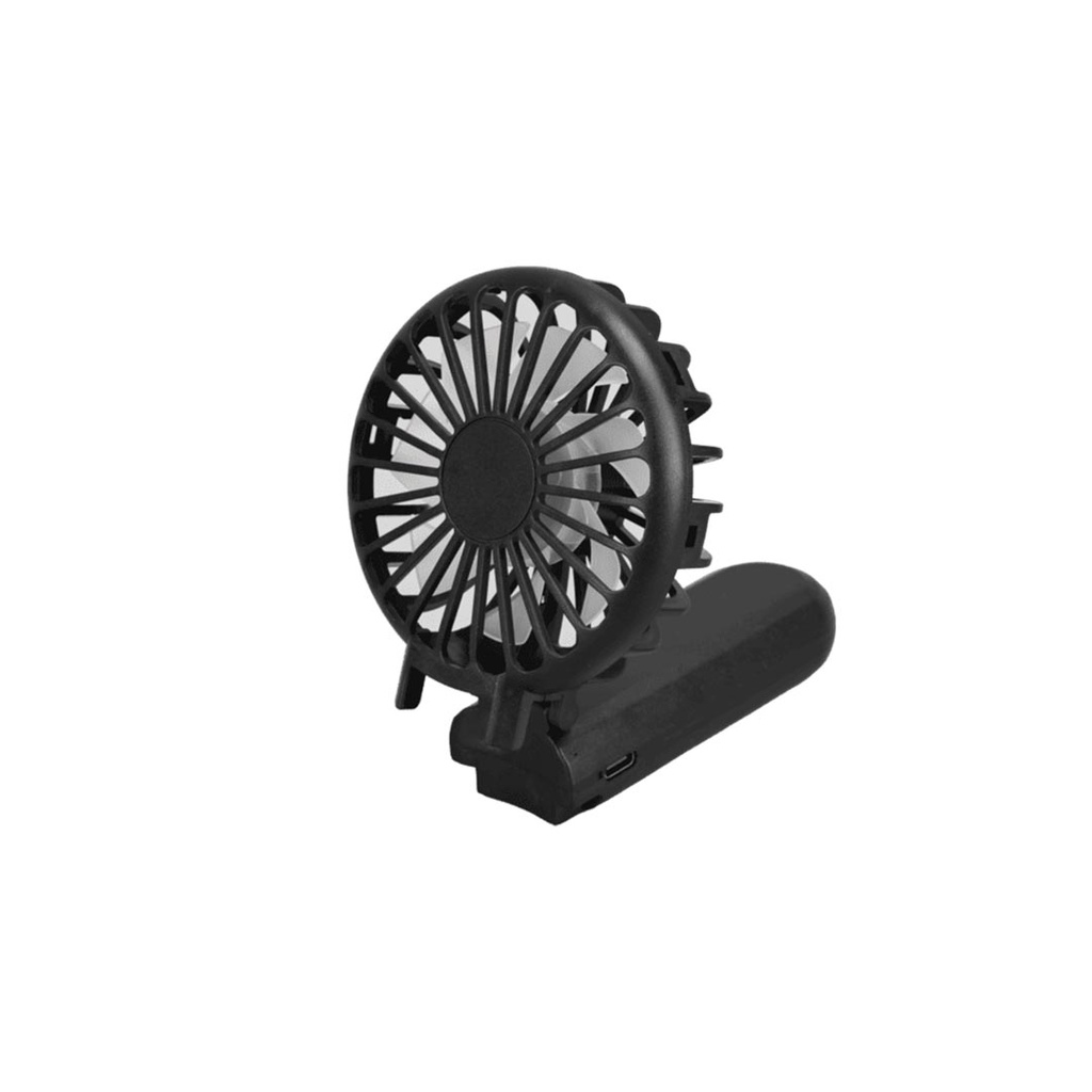 ROTO - Rechargeable Foldable Handheld Fan - Black 