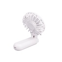 ROTO - Rechargeable Foldable Handheld Fan - White 