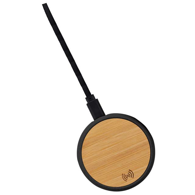 POLIS - @memorii Bamboo Wireless Charger (Anti-microbial)