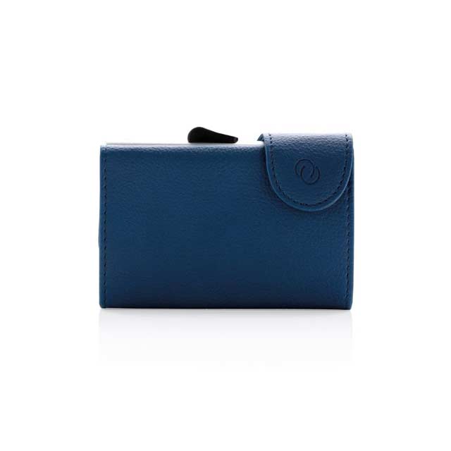 OTACI - c-secure PU RFID Card Holder & Wallet Navy Blue