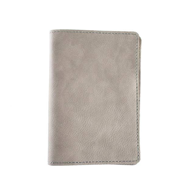 KRIMT - Giftology Set of Passport Holder & Card Holder - Grey
