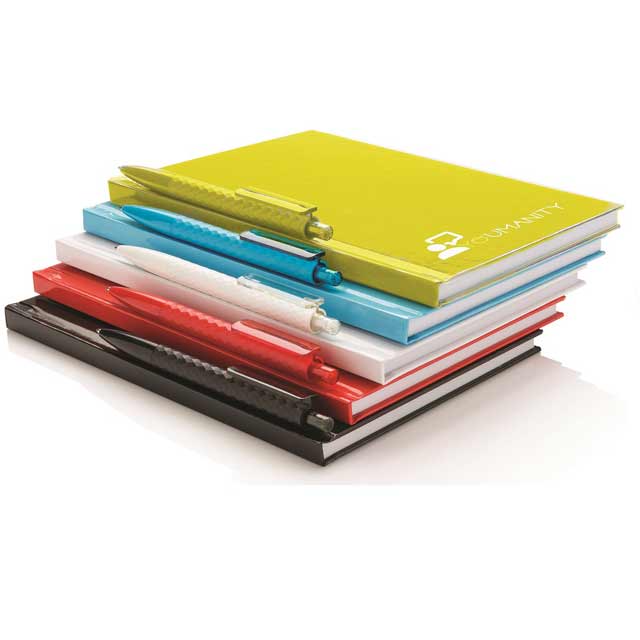 XD A5 Hard Cover Notebook With Pen - Black