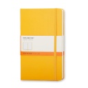 Moleskine Classic Large Ruled Hard Cover Notebook - Orange Yellow