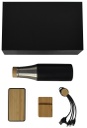CESKY - Set of Bamboo Lid Bottle, Powerbank, Mobile Holder and Multi-Cable