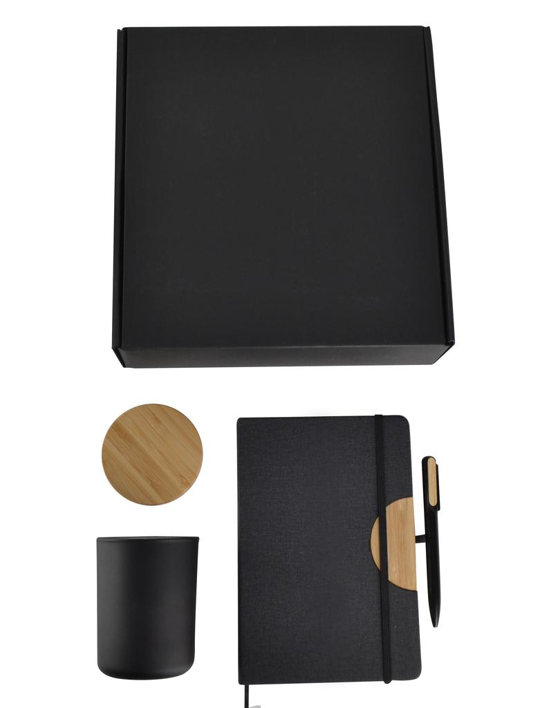 JAPONS - Set of Notebook, Scented Candle and Pen