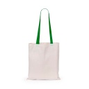 Cotton Shopping Bag - Green Handle
