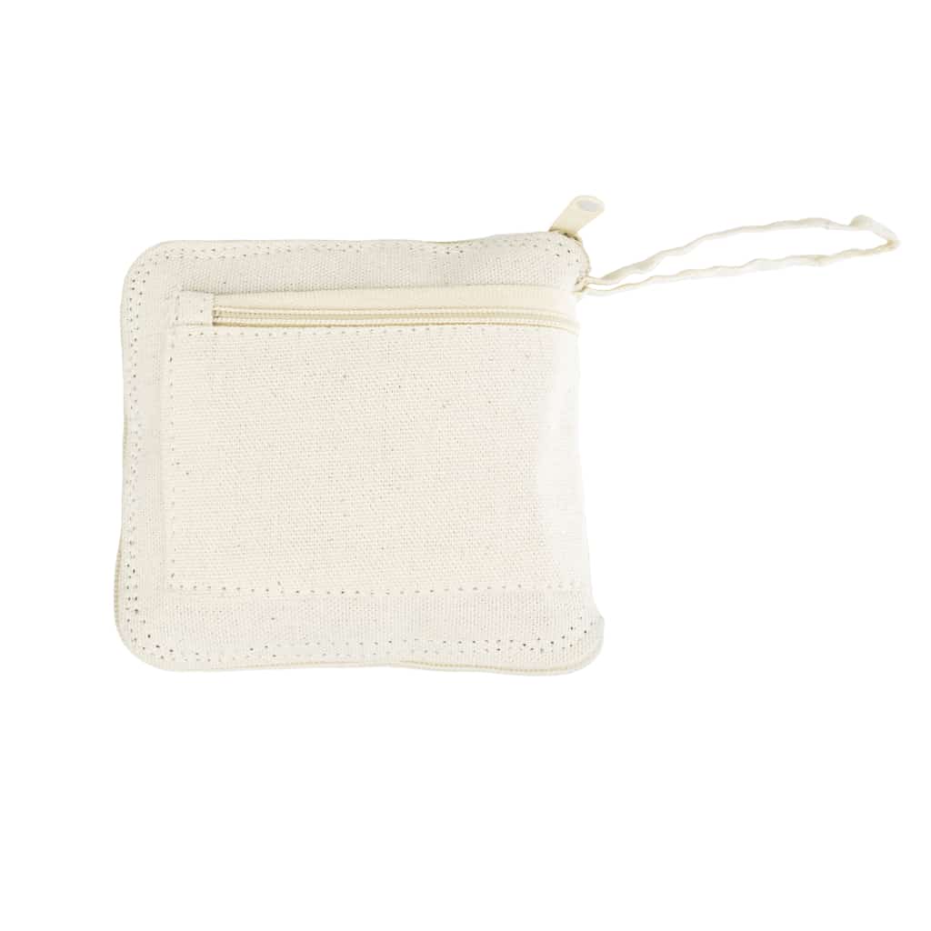 Eco-neutral Foldable Cotton Shopping Bag w/ Wallet