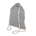 KOSZEJ - eco-neutral Chambray Cotton Drawstring Bag - Grey