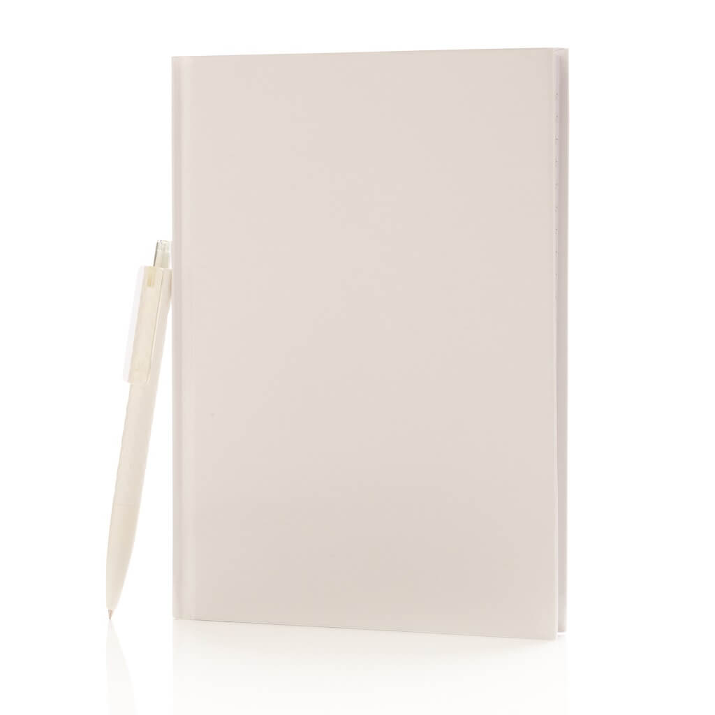 XD A5 Hard Cover Notebook With Pen - White