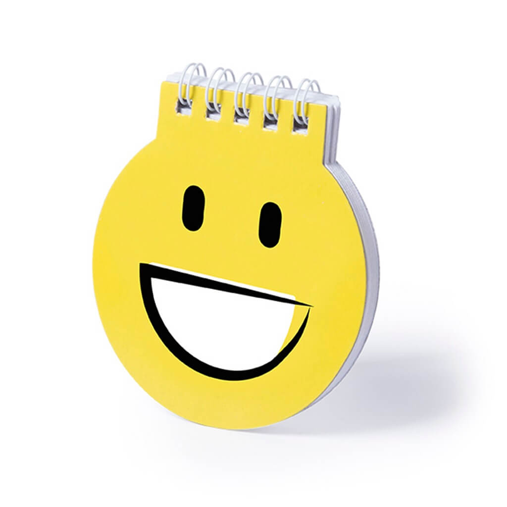 Notebook Of Cheerful Emoji Designs - Smile