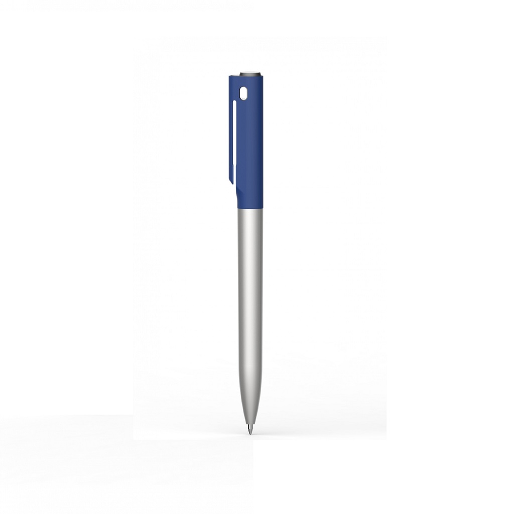 AMORA - Twist Ballpoint Pen - Silver/Blue