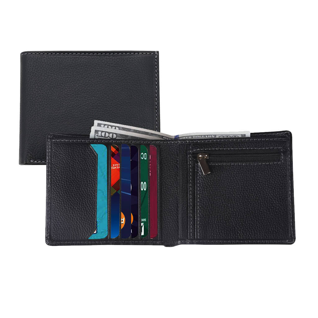 NAGOL - Wallet In NDM Leather Without RFID - Black