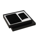 KRIMT - Giftology Set of Passport Holder & Card Holder - Black