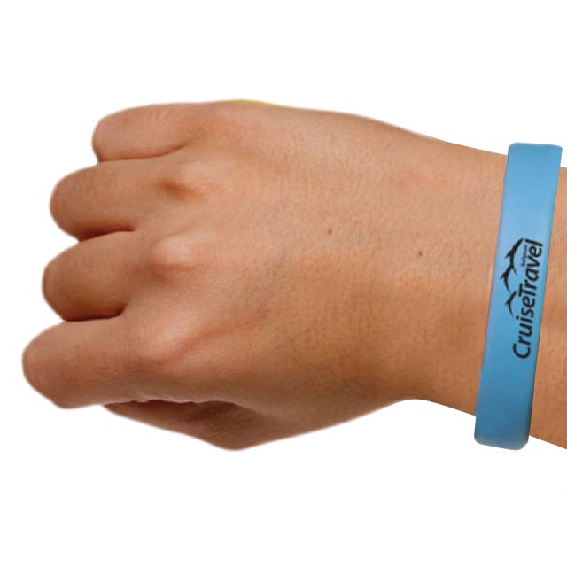 Wristband Silicon - Light Blue-VRANJE