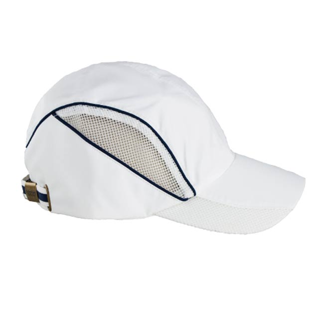 SANTHOME Performance / Sports Cap - White / Navy Blue