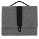 VIERSON - Tech Workstation with 10000mAh Wireless Powerbank Dark Grey