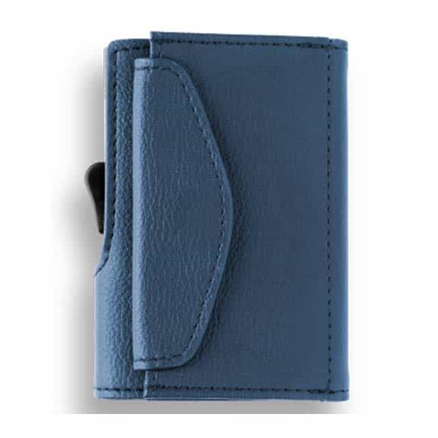 OTACI - c-secure PU RFID Card Holder & Wallet Navy Blue