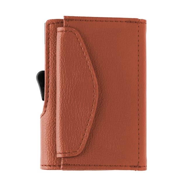 OTACI - c-secure PU RFID Card Holder & Wallet Brown
