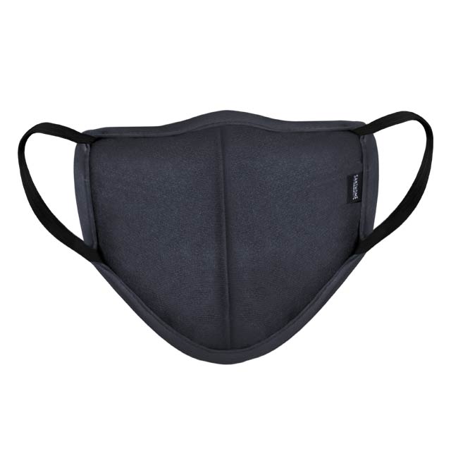 MARONI - SANTHOME 6 Layers Face Mask W/ Metal Nose Clip L Navy Blue A2