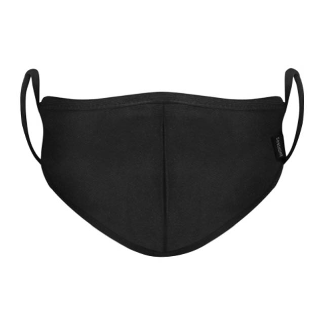 MARONI - SANTHOME 6 Layers Face Mask W/ Metal Nose Clip M Black B