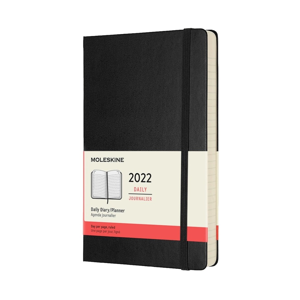 Moleskine 2022 Daily 12M Planner - Hard Cover - Large